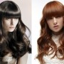 Capelli mossi con frangia 2012