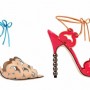 Sandali Manolo Blahnik con tacco particolare estate 2012