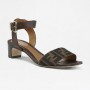 Sandalo tacco medio basso Fendi