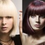 Tagli di capelli a caschetto pari o sfilato con frangia