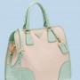 Borsa in canapa e pelle di struzzo Prada 2012 Euro 1790