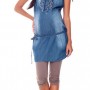 Camicia in jeans e leggings premaman Benetton primavera estate 2012