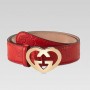 Cintura Gucci con fibbia a forma di cuore San Valentino 2012