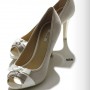 Decollete open toe con doppio fiocchetto Geox
