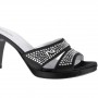 Sabot con strass Nero Giardini