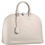 Borsa Alma in pelle Epi Louis Vuitton primavera estate 2012 color Avorio