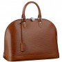 Borsa Alma in pelle Epi Louis Vuitton primavera estate 2012 color Cacao