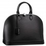 Borsa Alma in pelle Epi Louis Vuitton primavera estate 2012 color Nero