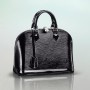 Borsa Alma in pelle Epi Louis Vuitton primavera estate 2012 color Nero Electric