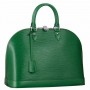 Borsa Alma in pelle Epi Louis Vuitton primavera estate 2012 color Verde Menta