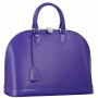 Borsa Alma in pelle Epi Louis Vuitton primavera estate 2012 color Viola