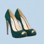 Decollete open toe Prada collezione primavera estate 2012 Euro 495