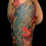 Foto tatuaggio carpa giapponese