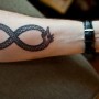 Tatuaggio simbolo infinito per uomo