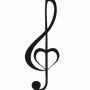 Disegno tattoo chiave di violino