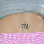 Immagine tattoo del segno zodiacale della vergine
