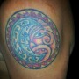 Tatuaggio maori sole e luna