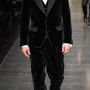 Abito in velluto uomo DolceGabbana inverno 2013