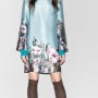 Abito tunica fantasia floreale Sisley autunno inverno 2012 2013