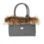 Borsa in camoscio e pelliccia Fix design inverno 2012 2013