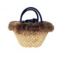 Borsa in paglia e pelliccia Fix design inverno 2012 2013