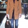 Cappotto color cammello uomo Dsquared inverno 2012 2013