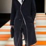 Cappotto con risvolto bianco Emporio Armani inverno 2013