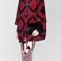 Cappotto fantasia geometrica Sisley inverno 2013