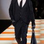Cardigan e camicia bianca Emporio Armani uomo