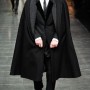 Completo con mantella uomo DolceGabbana inverno 2012 2013