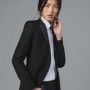 Giacca con risvolto in raso Zara