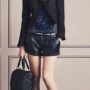Giacchino boucle e short in ecopelle Motivi autunno inverno 2012 2013