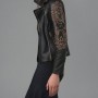 Giubbotto in pelle borchiato Zara autunno inverno 2012 2013