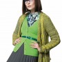 Maxi cardigan e gonna a pieghe Benetton catalogo autunno inverno 2012 2013