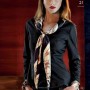 Camicia con dettagli stampa foulard NaraCamicie