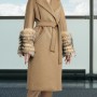 Cappotto Max Mara inverno 2013 mod Caro con bordi di pelliccia