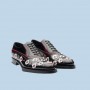 Scarpe francesine uomo Prada con fiori inverno 2013 Euro 890
