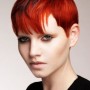 Taglio capelli corti inverno 2013 rosso fuoco