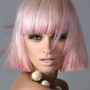 Taglio di capelli a caschetto con tinta rosa inverno 2012 2013