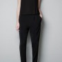 Tuta con dettagli in ecopelle Zara inverno 2013 euro 49 95