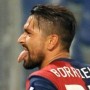 Nuovo taglio capelli Borriello al Genoa 2012 visto di profilo