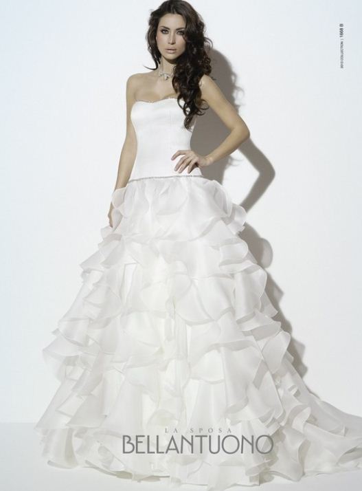 abito da sposa vaporoso