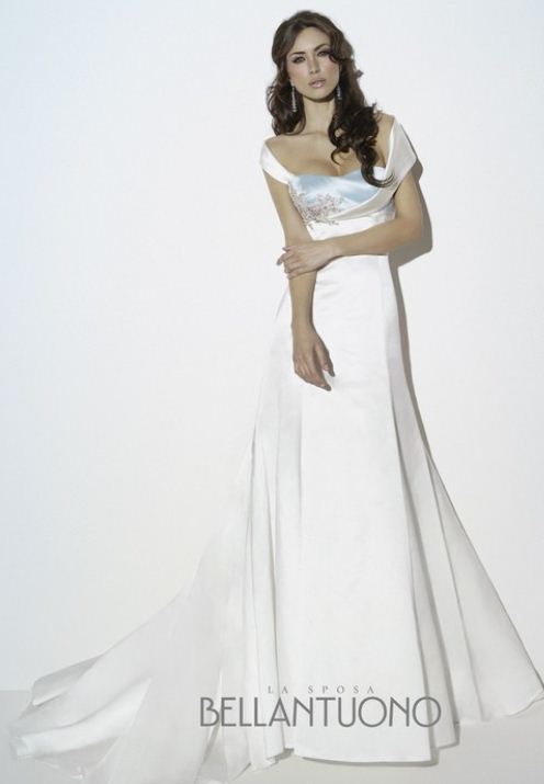 Abito da sposa bicolore 2013 Bellantuono