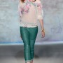Blusa e pantaloni in vera pelle Patrizia Pepe collezione primavera estate 2013