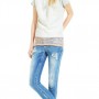 Maglia in felpa e jeans Pinko collezione primavera estate 2013
