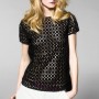 Top traforato e shorts Benetton estate 2013