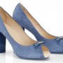 Decollete open toe Hogan estate 2013 in camoscio prezzo euro 265