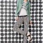 Blazer e pantaloni a righe Denny Rose primavera estate 2013