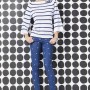 Maglia a righe e jeans stretch Denny Rose