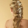 Acconciatura semi raccolta sposa 2013